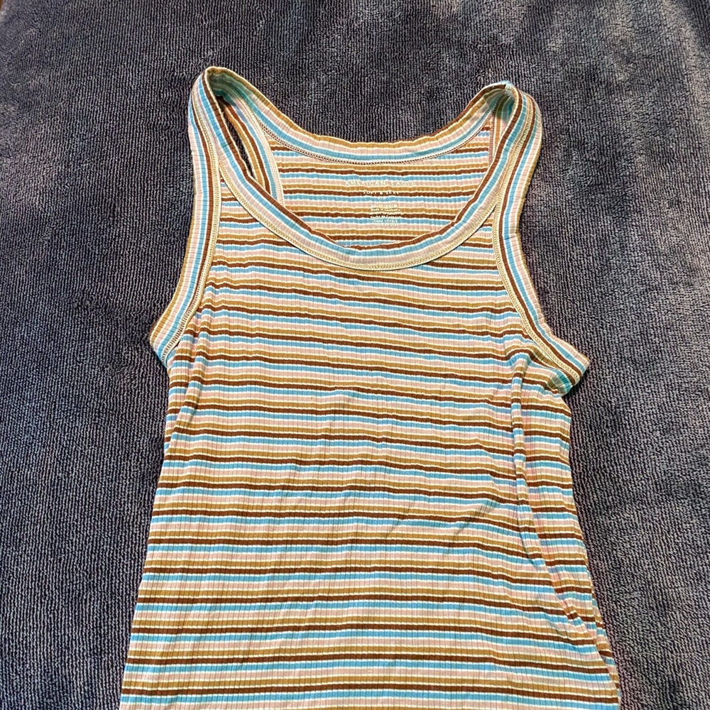 Multi color striped Tank top